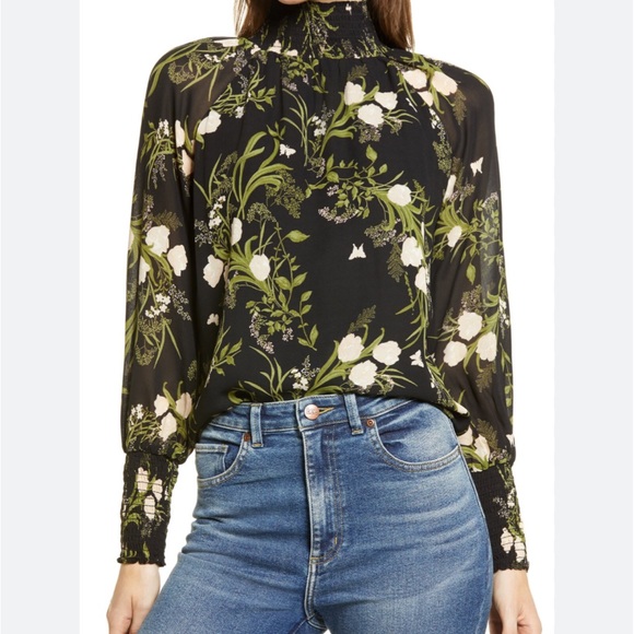 Reformation Francois Floral Turtleneck - Picture 5 of 5